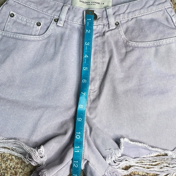 Golden Goose denim Journey Collection shorts worn-out-effect hem - Picture 9 of 12